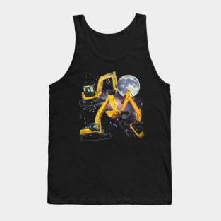 Heavy Duty Hero Excavator Chronicles, Stylish Tee Extravaganza Tank Top